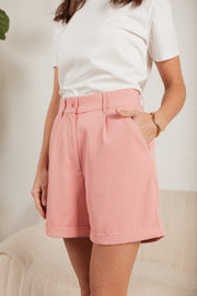 bermuda shorts rose avant