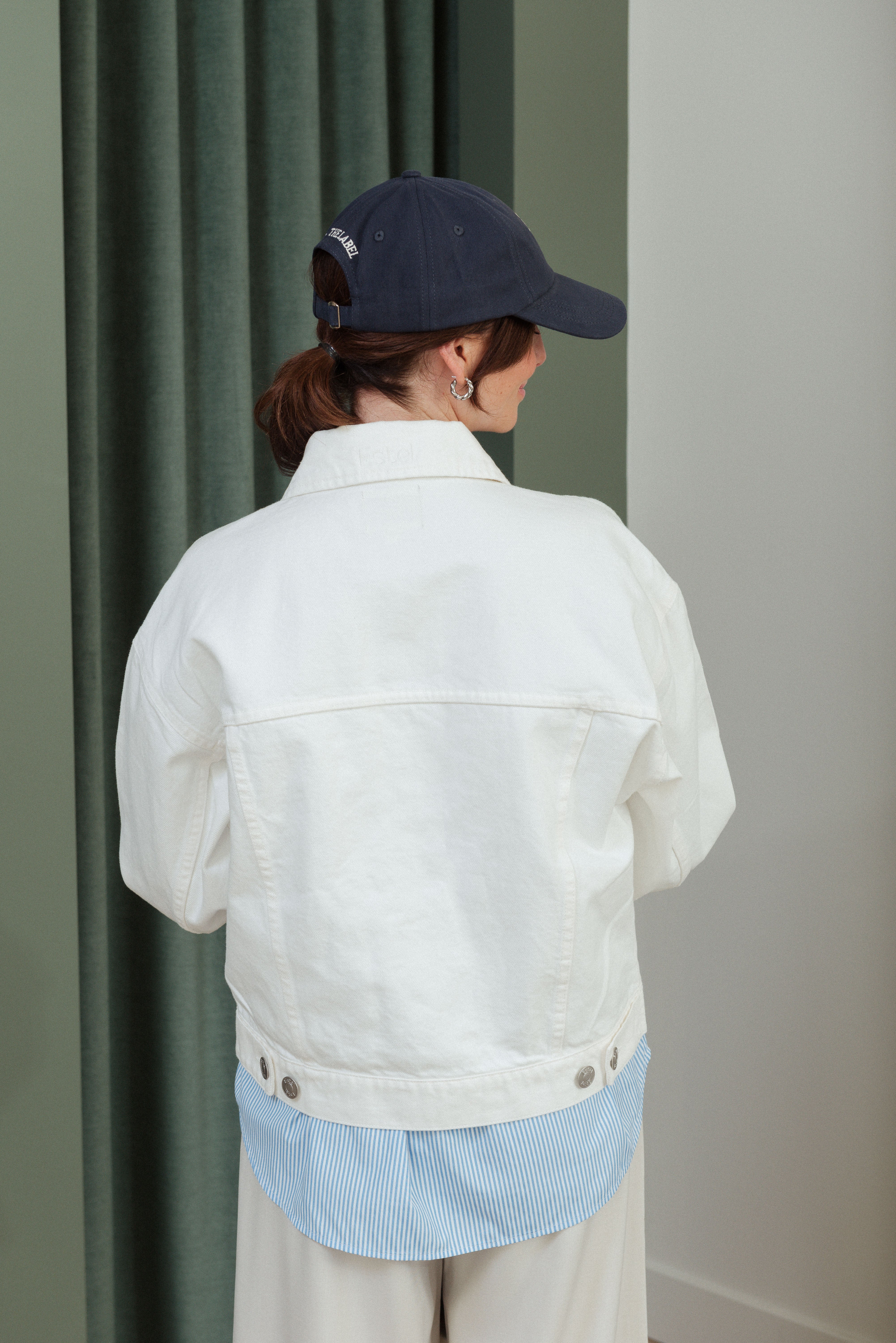 Veste en Jeans Blanche