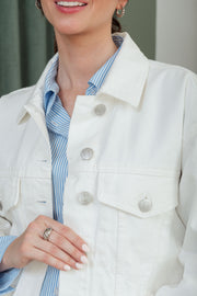 Veste en Jeans Blanche
