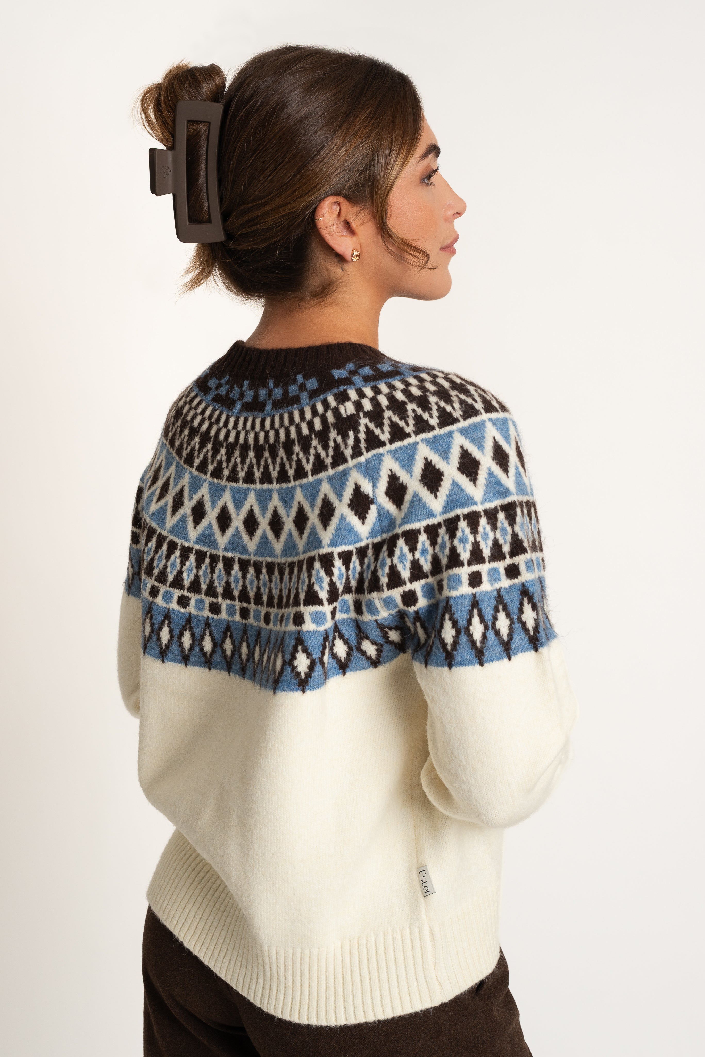 Tricot à motif nordique