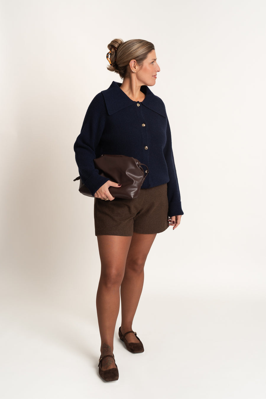 Tricot chic boutonné