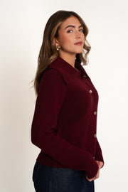 Tricot chic boutonné