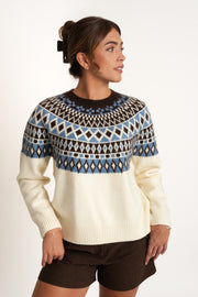 Tricot à motif nordique