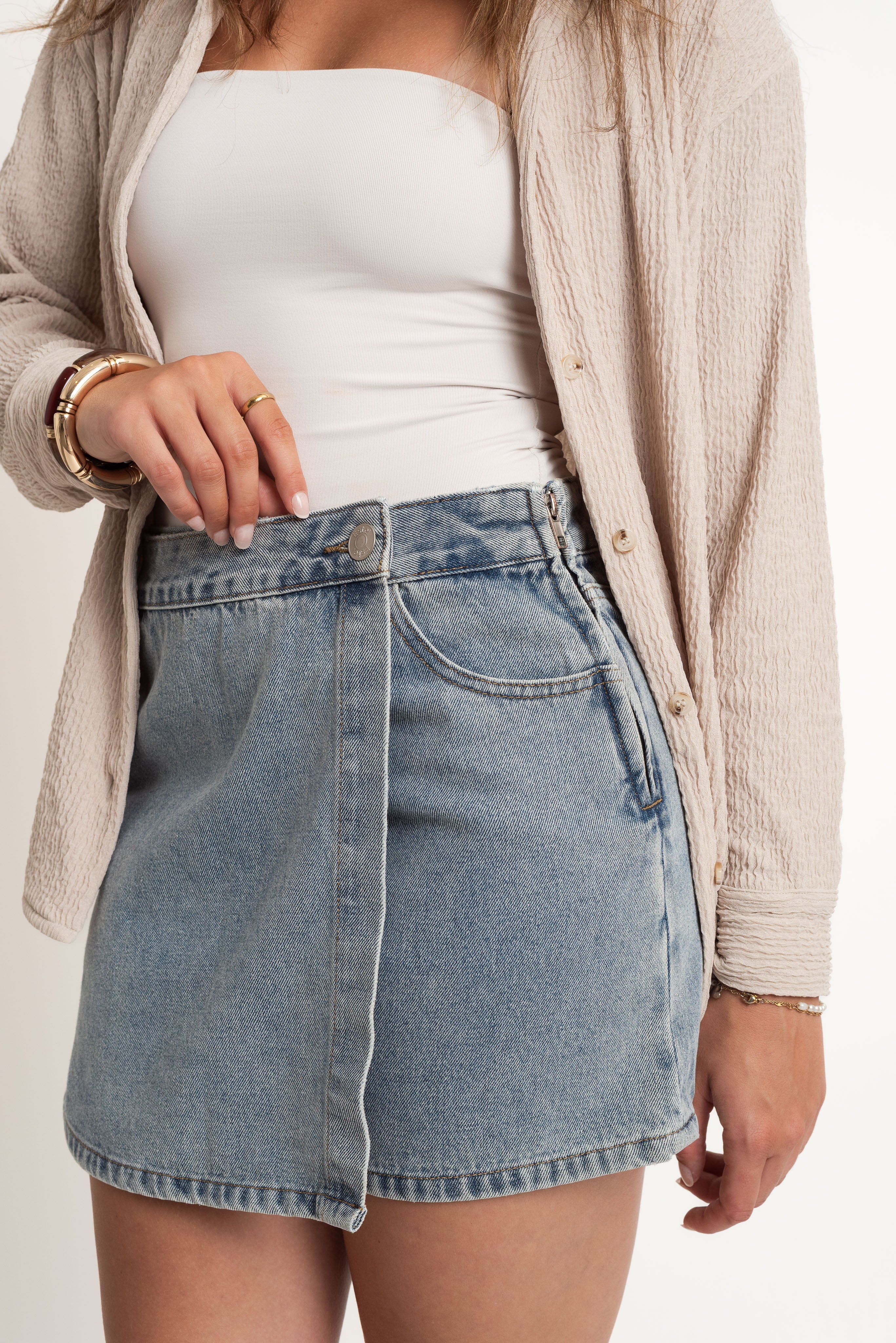 Jupe-culotte en Jeans