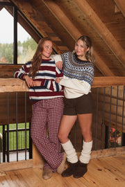 Short court en mélange de laine