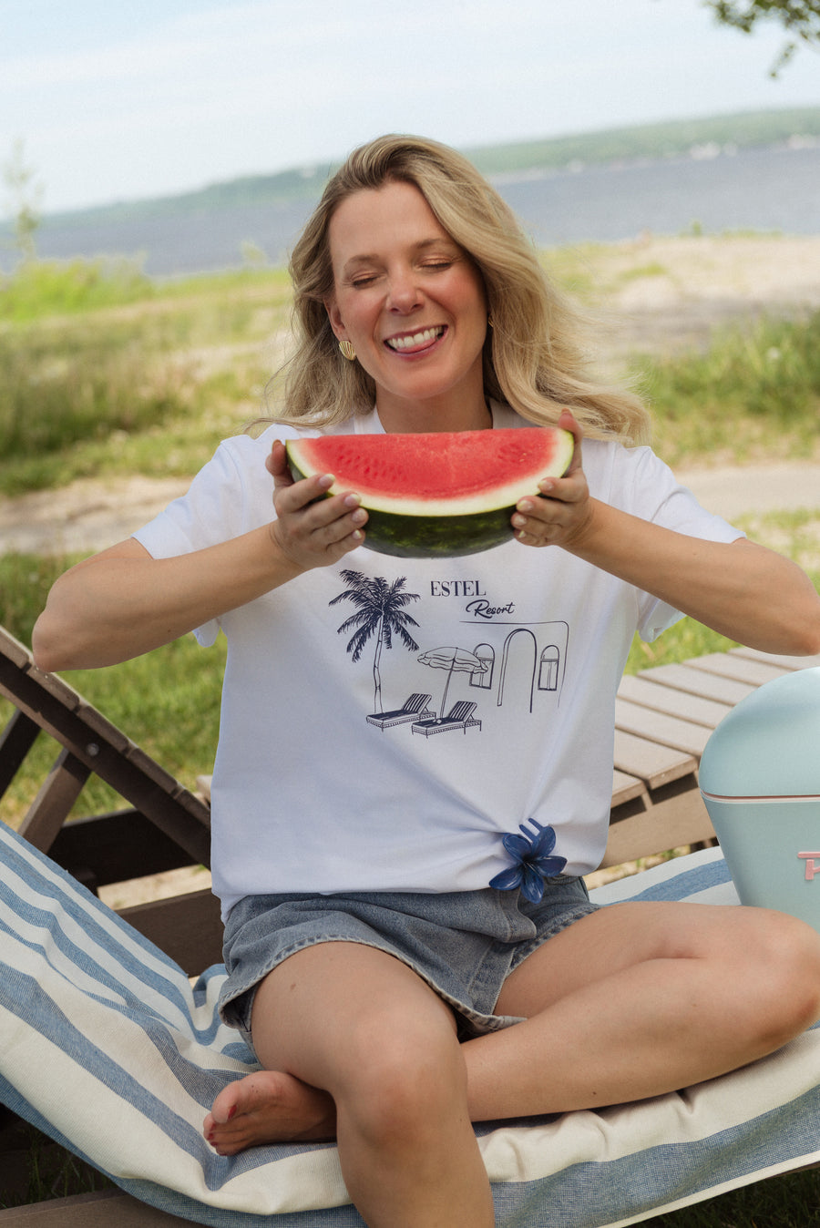 T-shirt Graphique Vacances